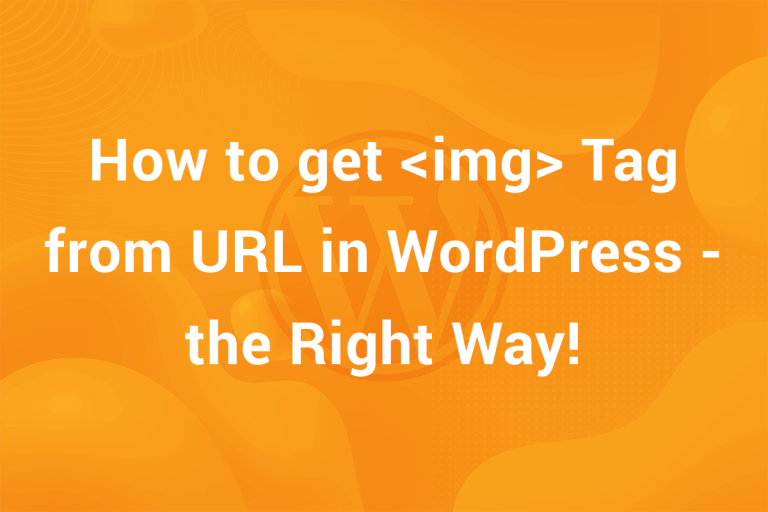 How to get the Image Tag from URL of an Attachment Image in WordPress